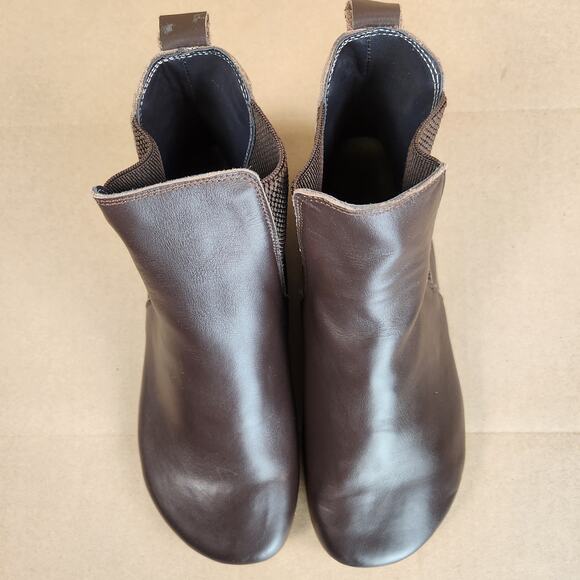 Unbranded Women's Barefoot Zero Drop Chelsea Brown Leather Upper Boots 40 EU - Picture 6 of 12